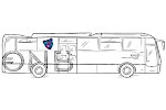 Zeichnung des Euro-Busses