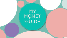 my money guide in bunten bubbles